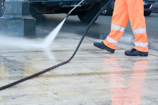 Concrete Jet Washing in Battle Ground
